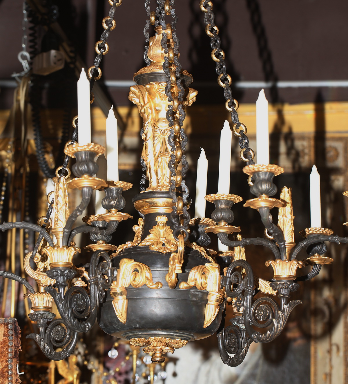 Lustre en bronze époque Restauration