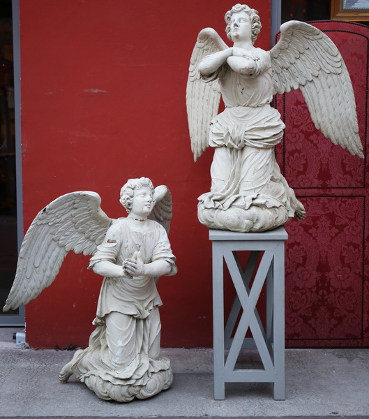 Paire d'anges XVIIIème