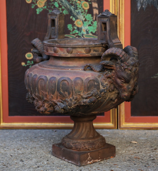 Vasque terre cuite fin XVIII