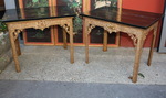 Pair of tables consoles England end XVIII