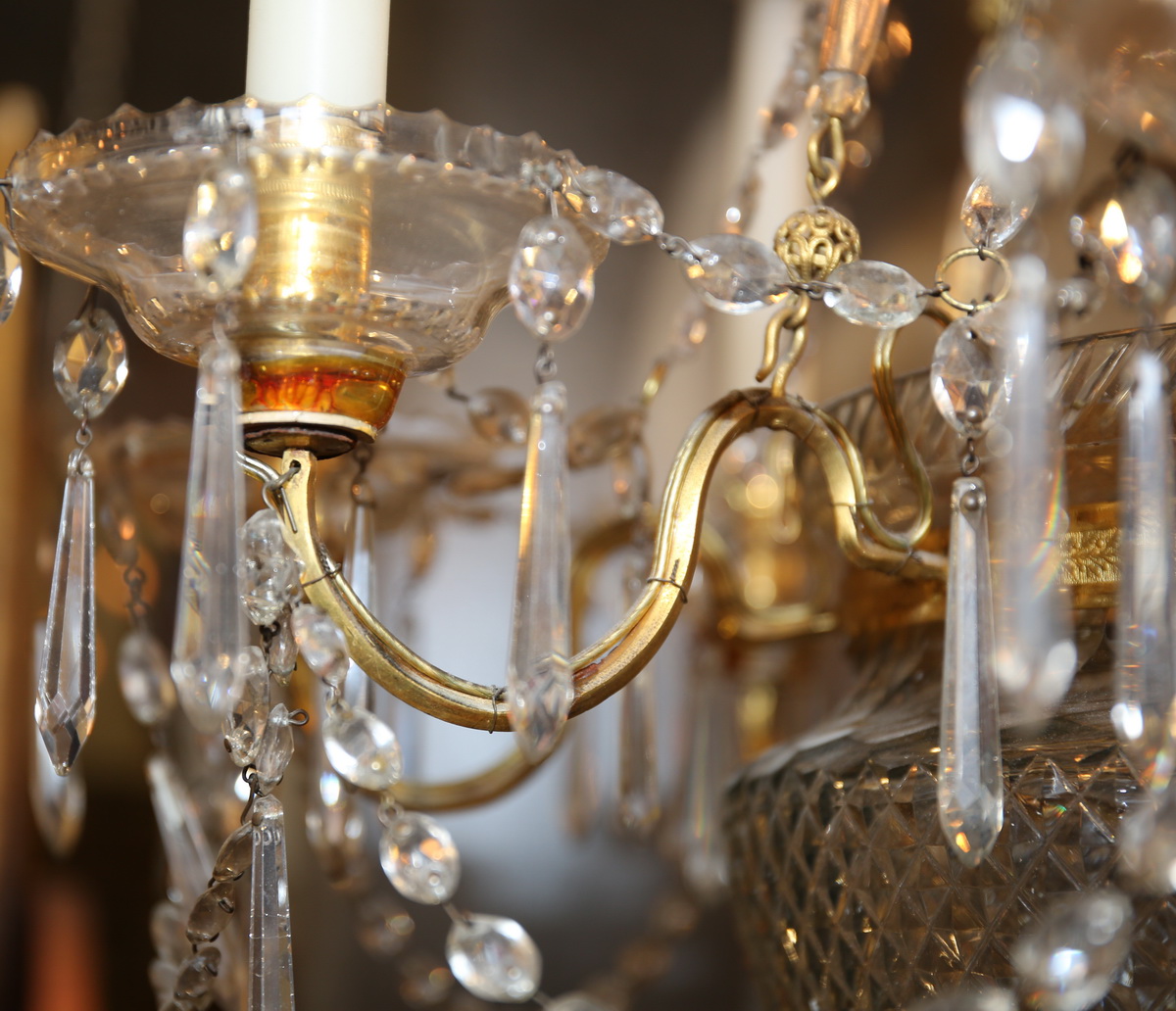 Chandelier foreign work circa 1810