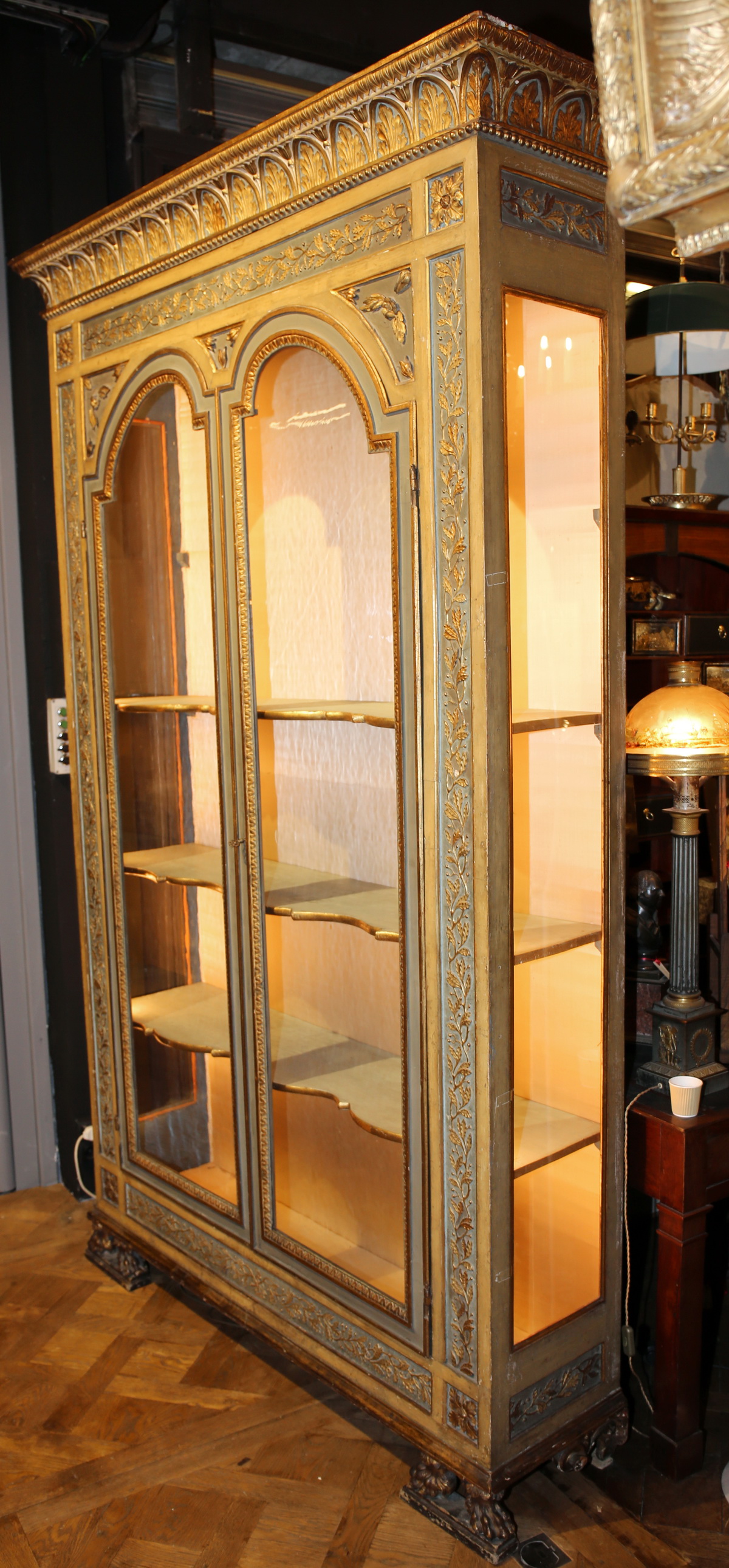 Armoire vitrine fin XIXème