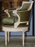 Fauteuil de bureau style Louis XVI dbut XX