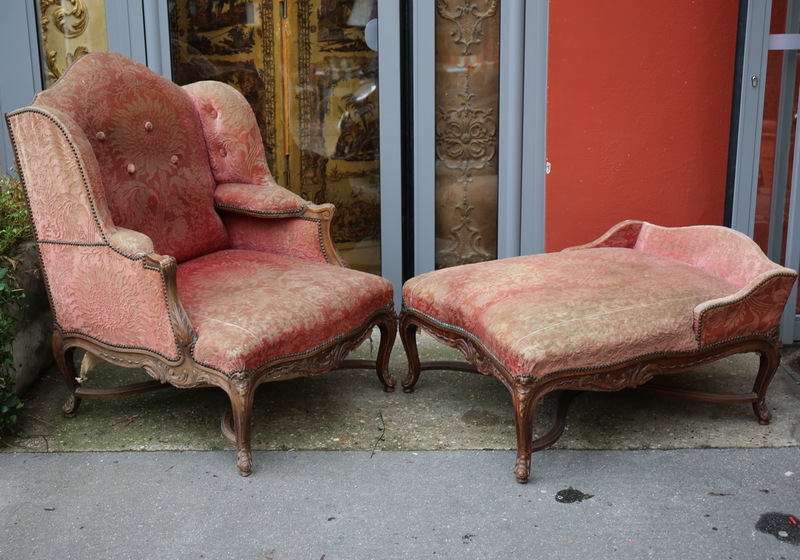 Duchesse brisée style Régence circa 1880