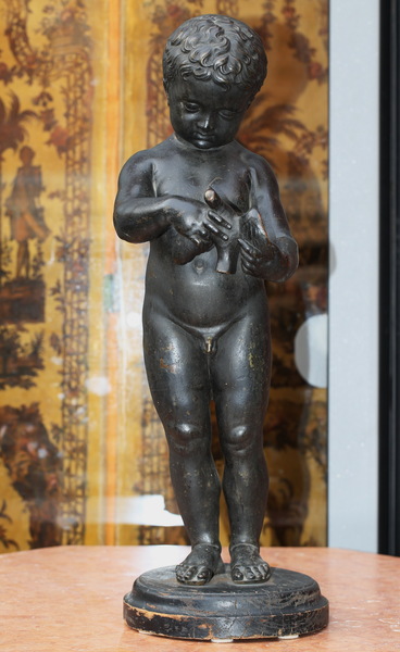 Italie XIXème , Jeune garçon nu