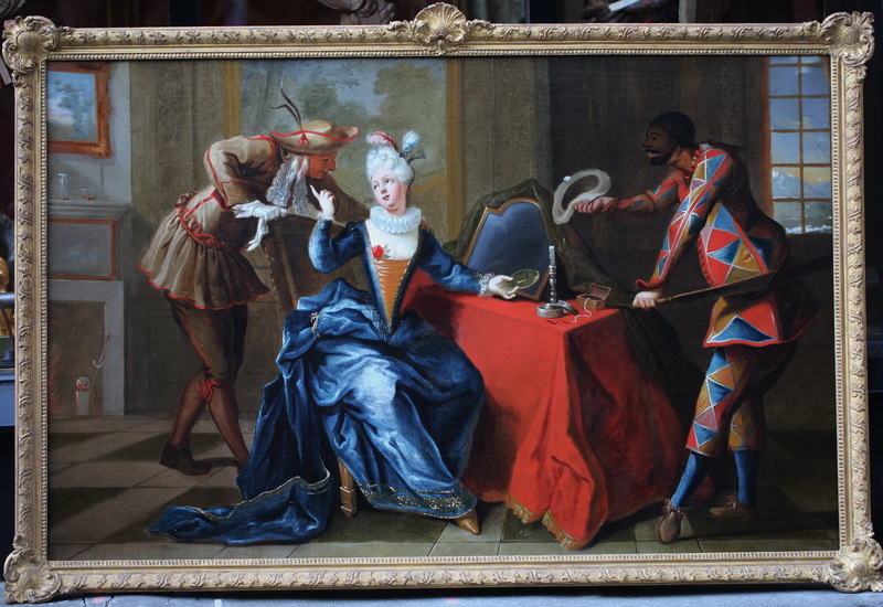 Ecole Française du XVIII paire de peintures