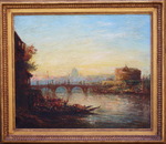 Peinture Vue de rome fin XIXme