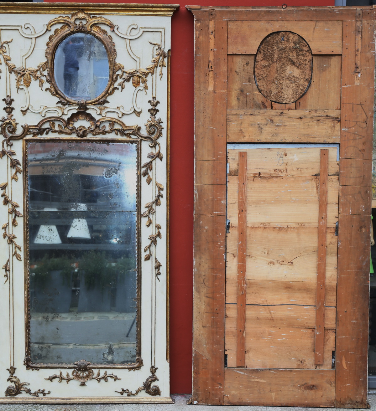 Pair of Louis XV style trumeaux