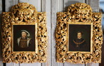 Paire de portraits Edouard VI et Henri VIII