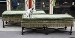 Pair of stools style L XIII circa 1900