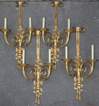 Suite de 4 appliques Louis XVI circa 1900