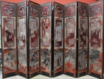 Screen in lacquer Coromandel XVIII