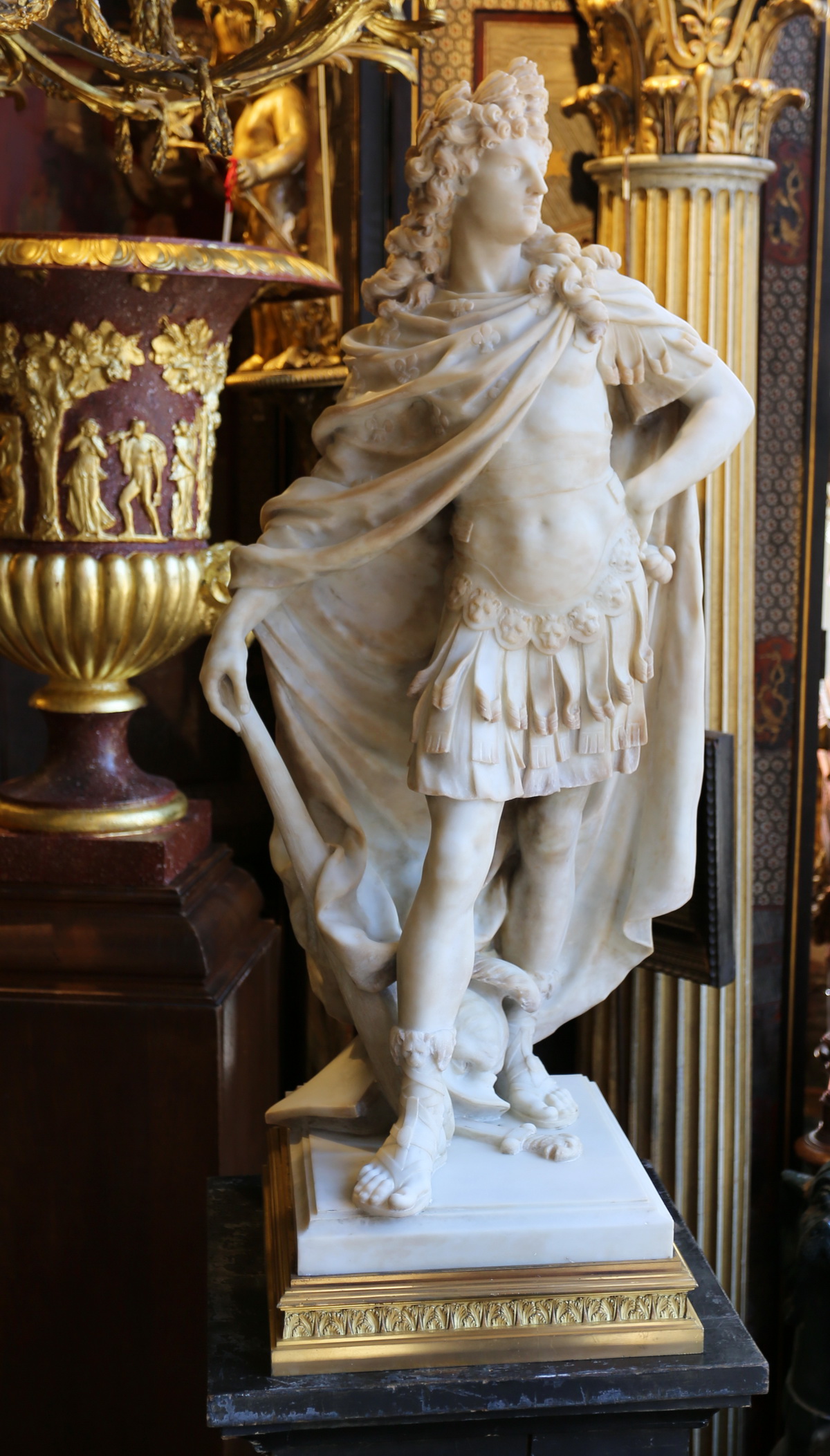 Louis XIV marble circa 1860