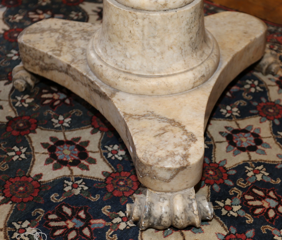 Italian marble pedestal circa 1830