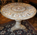 Italian marble pedestal circa 1830