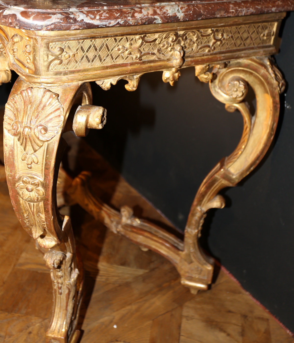 Table console époque Régence