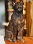 Terracotta dog Toulouse circa 1880