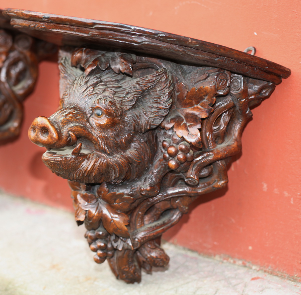 Pair consoles appliques circa 1880