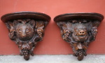 Pair consoles appliques circa 1880