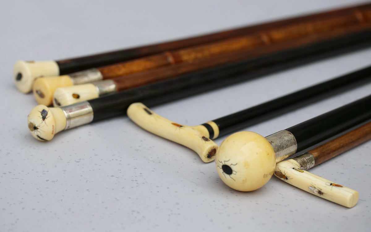 Shibayama cane collection