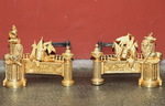 Pair of Andirons end XVIII