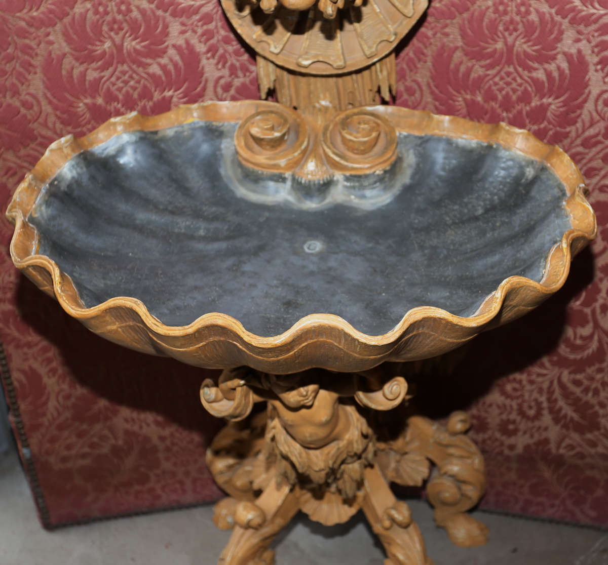 Rococo style fountain, XIXth.