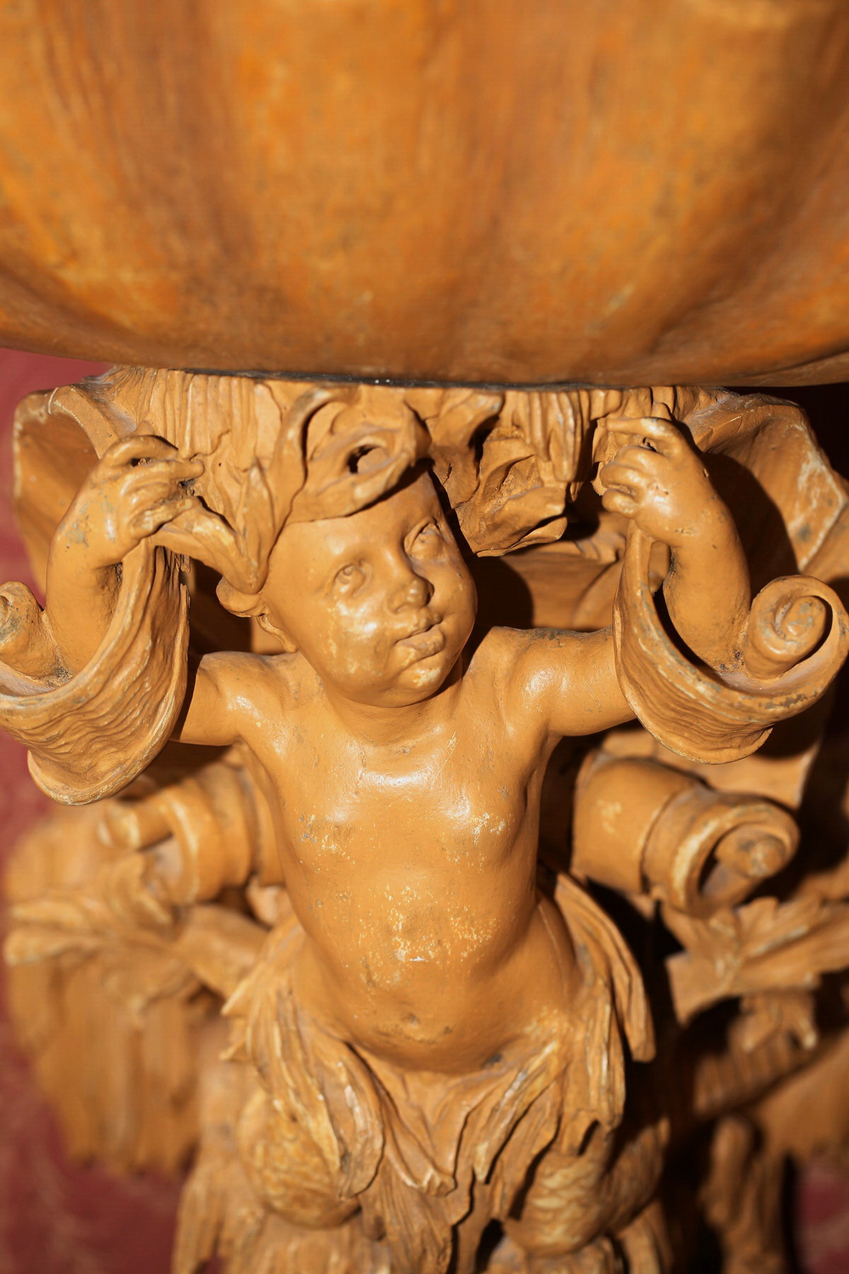 Rococo style fountain, XIXth.
