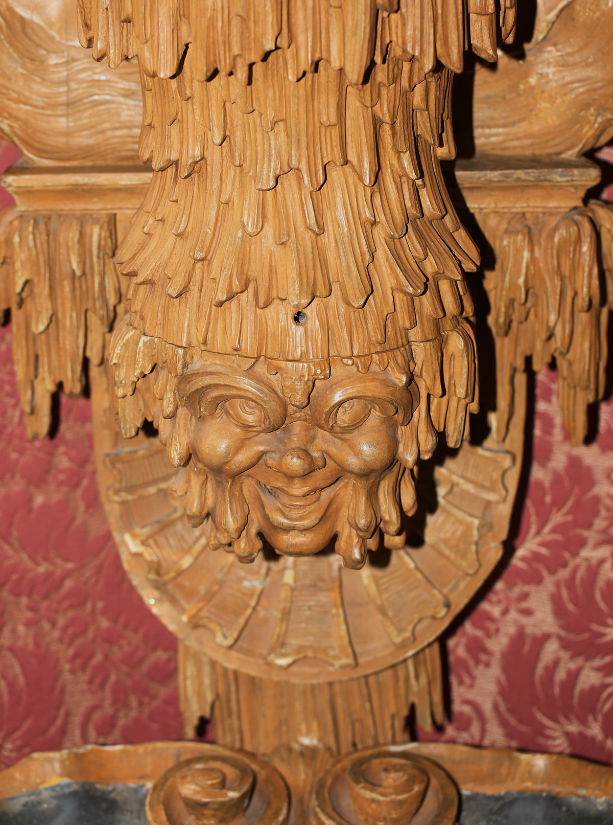 Rococo style fountain, XIXth.