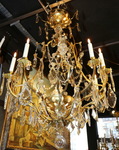 Pair of chandeliers cages circa 1940