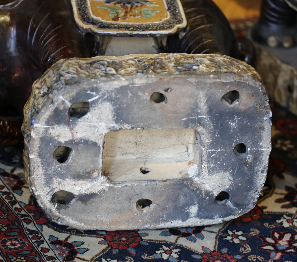 Paire de tabourets chine circa 1880