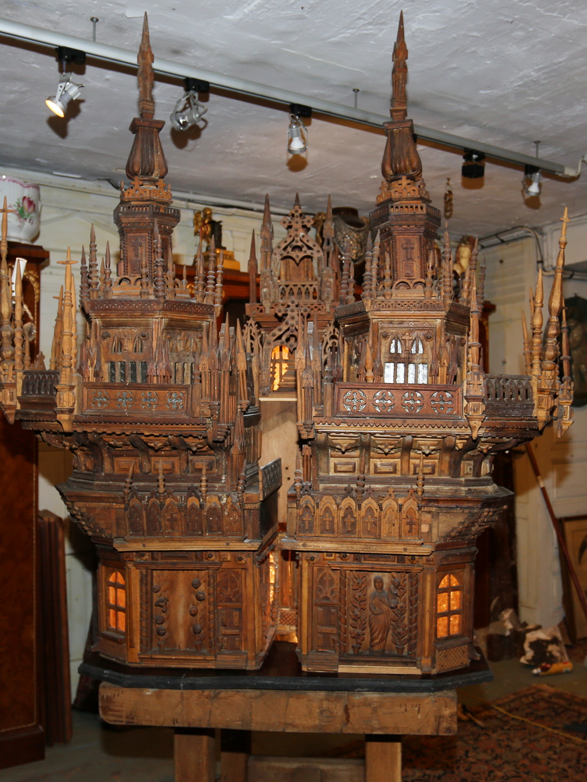 Model of monument circa 1880
