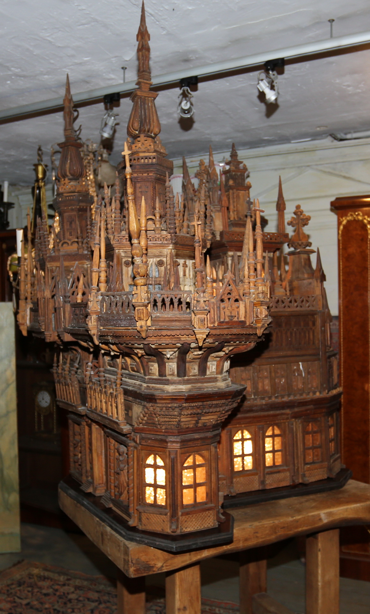 Model of monument circa 1880