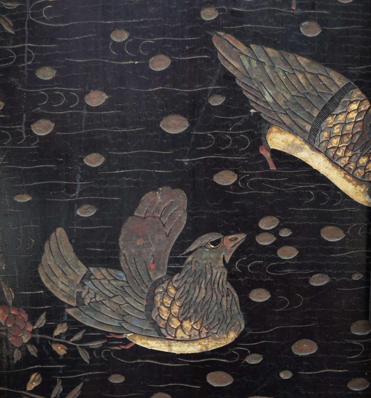 Paravent en laque de coromandel