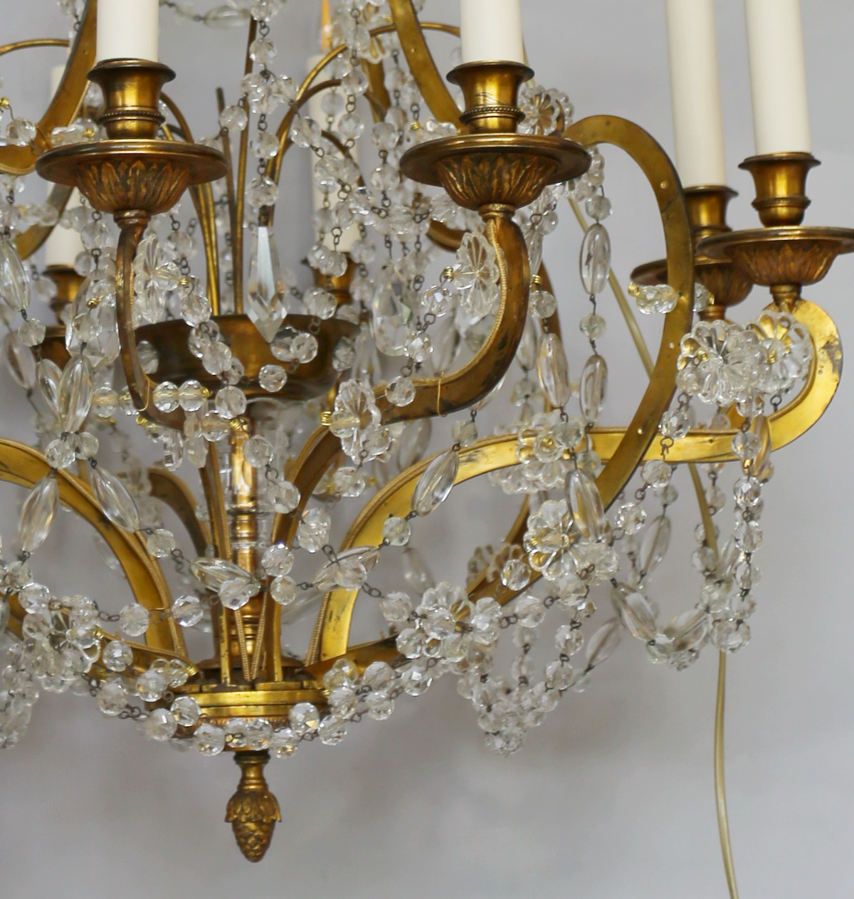 Louis XVI style chandelier circa 1940