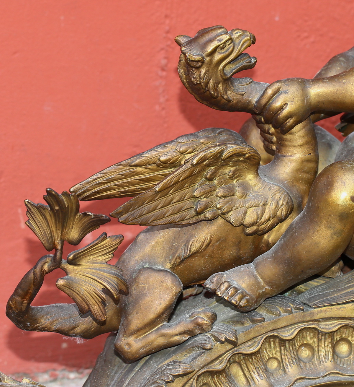 Paire de feux de cheminée époque XIXème