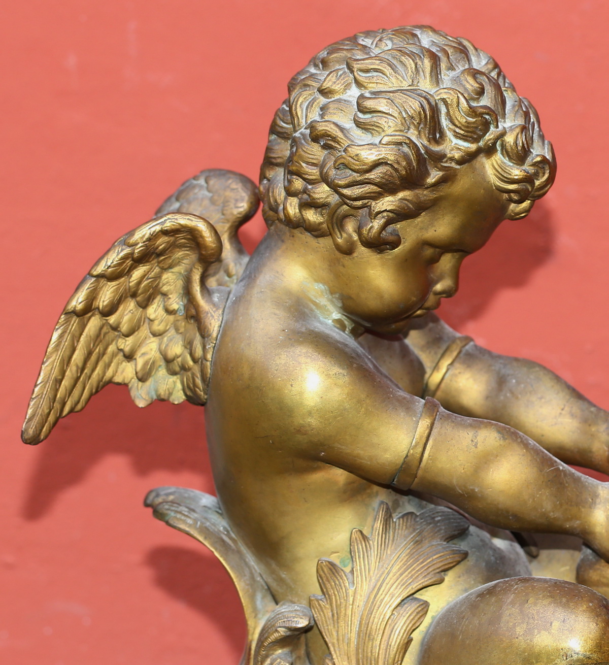 Paire de feux de cheminée époque XIXème