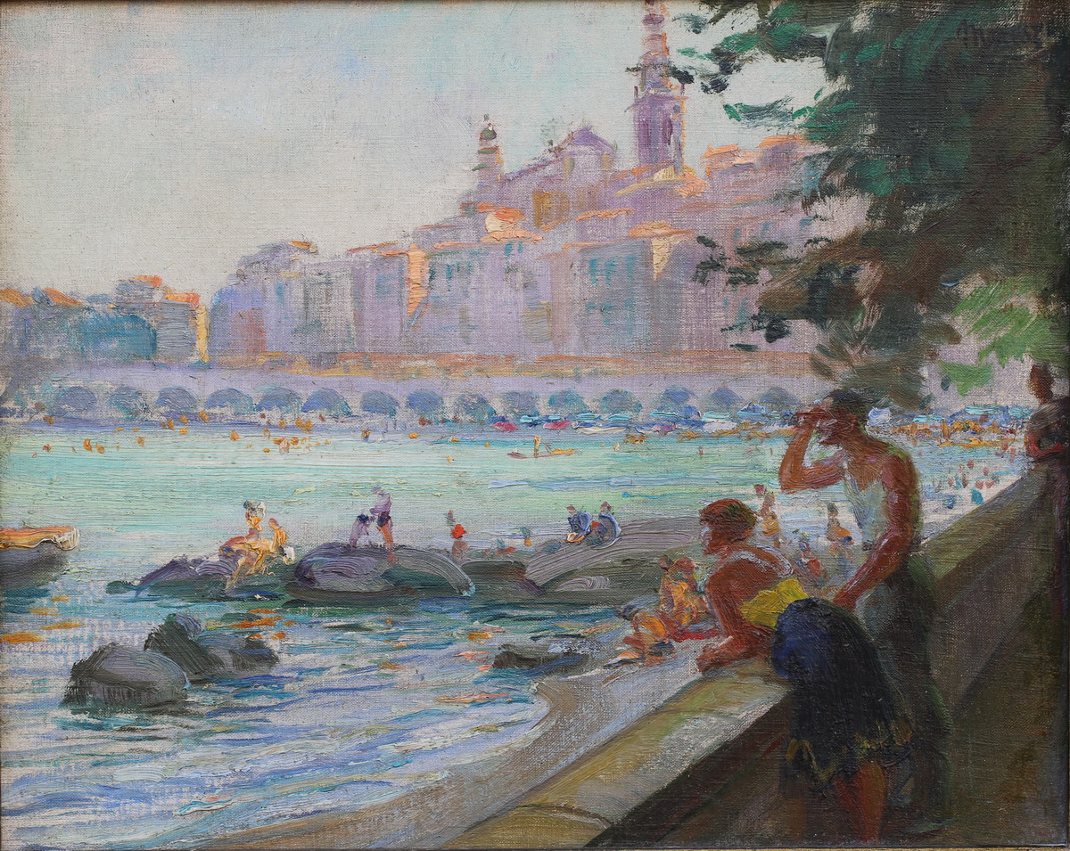 Ecole française XX, Mentons en 1962