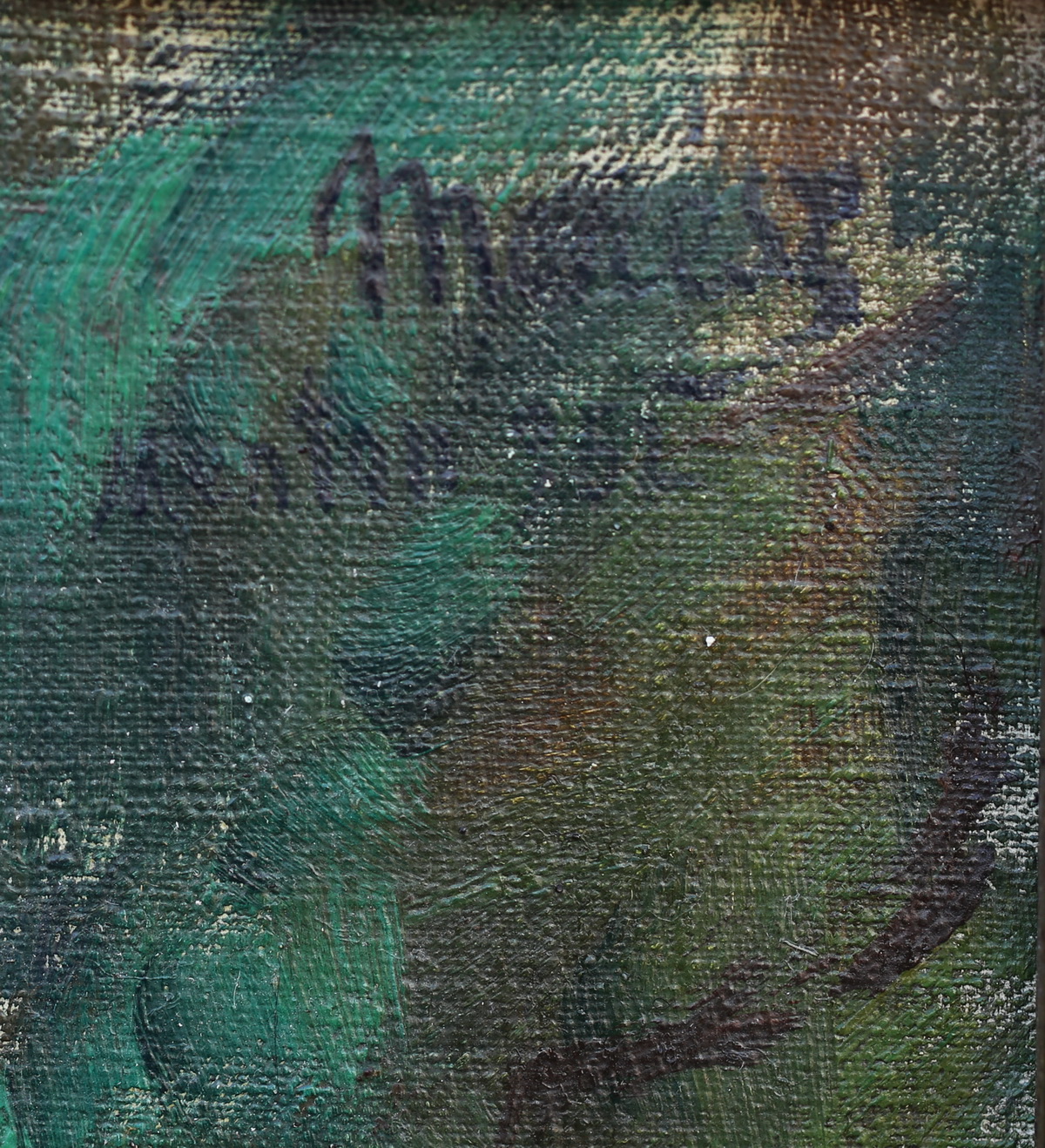 Ecole française XX, Mentons en 1962