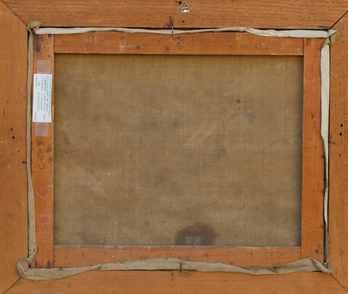 Ecole française XX, Mentons en 1962