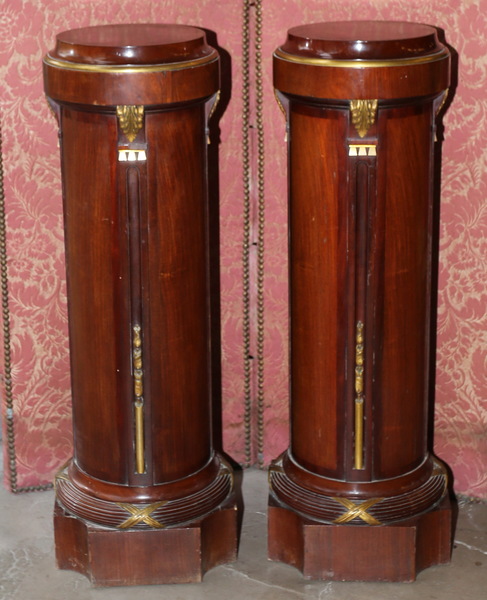 Pair of Louis XVI style columns circa 1900