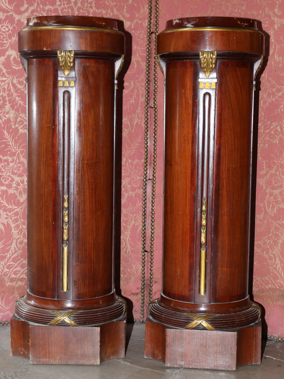 Paire de colonnes style Louis XVI circa 1900
