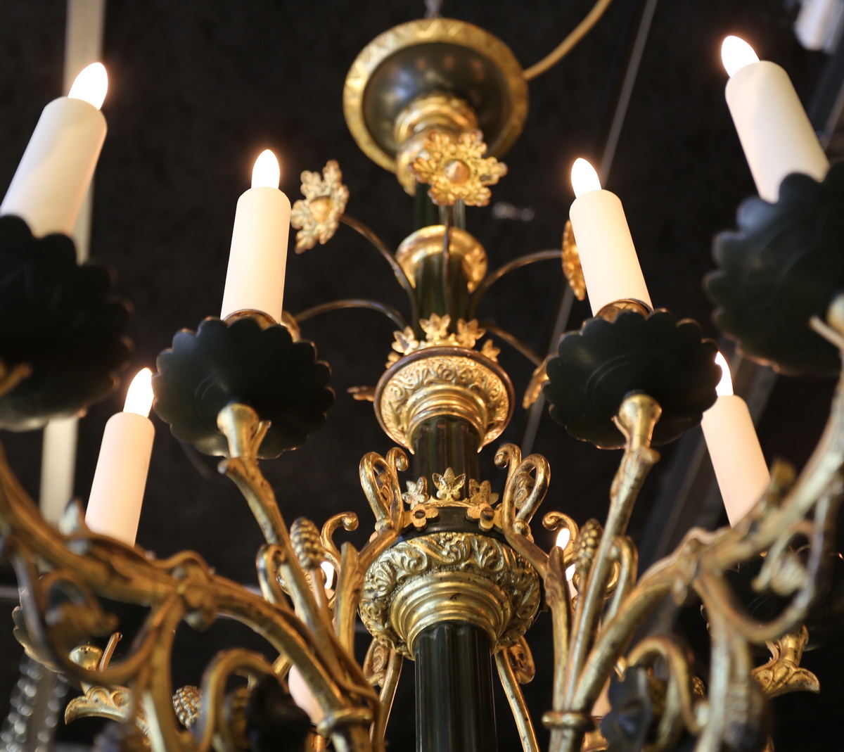 Chandelier neo-gothic style late XIXth