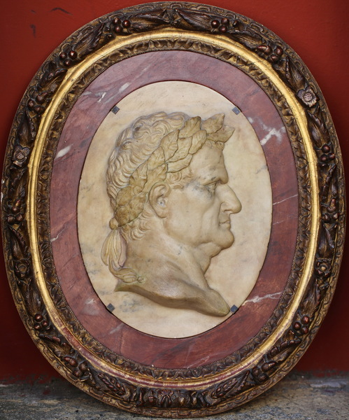 Profil romain César, époque XVIIème