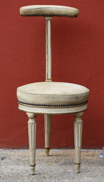 Chaise voyeuse d'époque Louis XVI