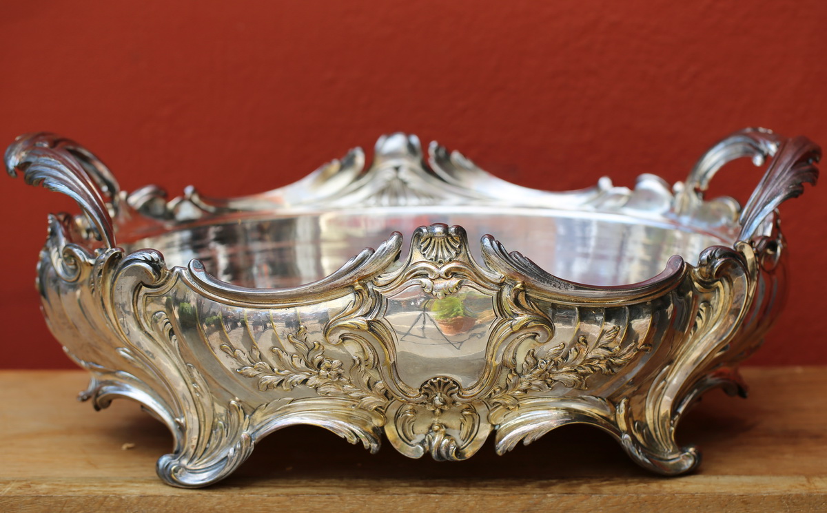 Jardinière style Rocaille, M.O Christofle.
