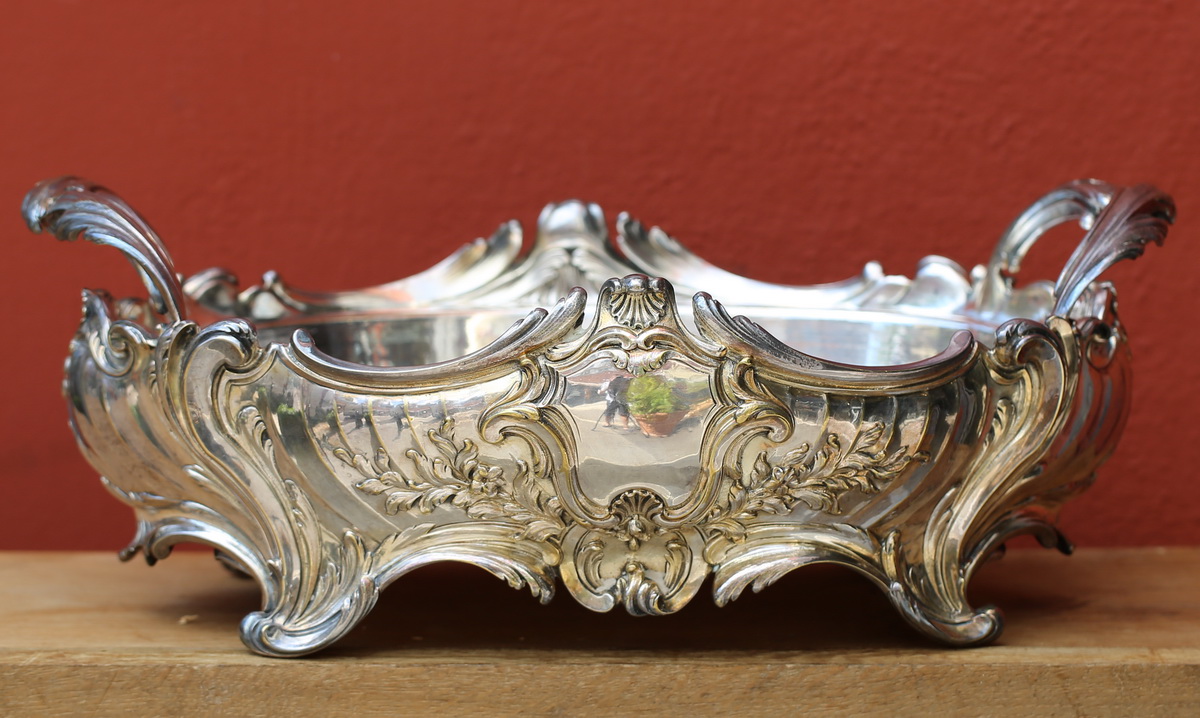 Jardinière style Rocaille, M.O Christofle.