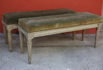 Pair of Louis XVI benches circa 1800