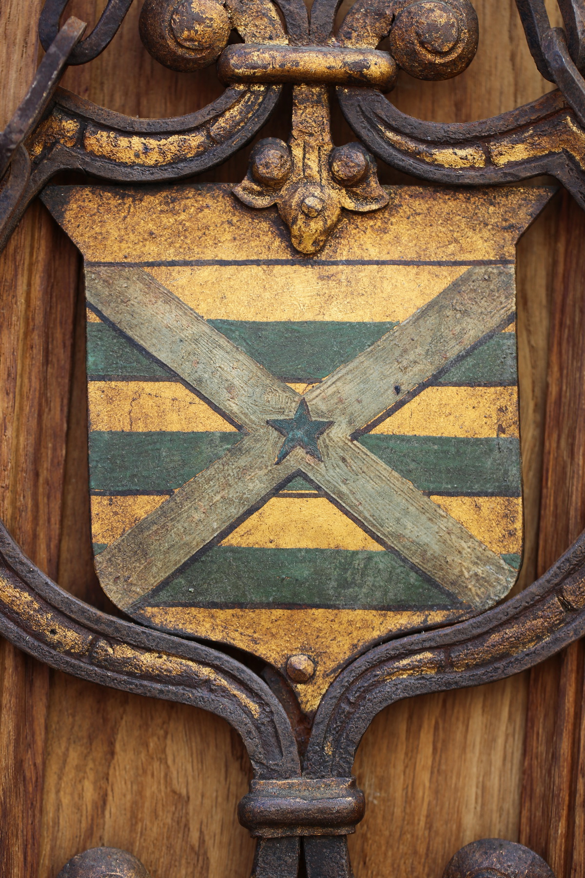 Louis XIII style wall lights circa 1880