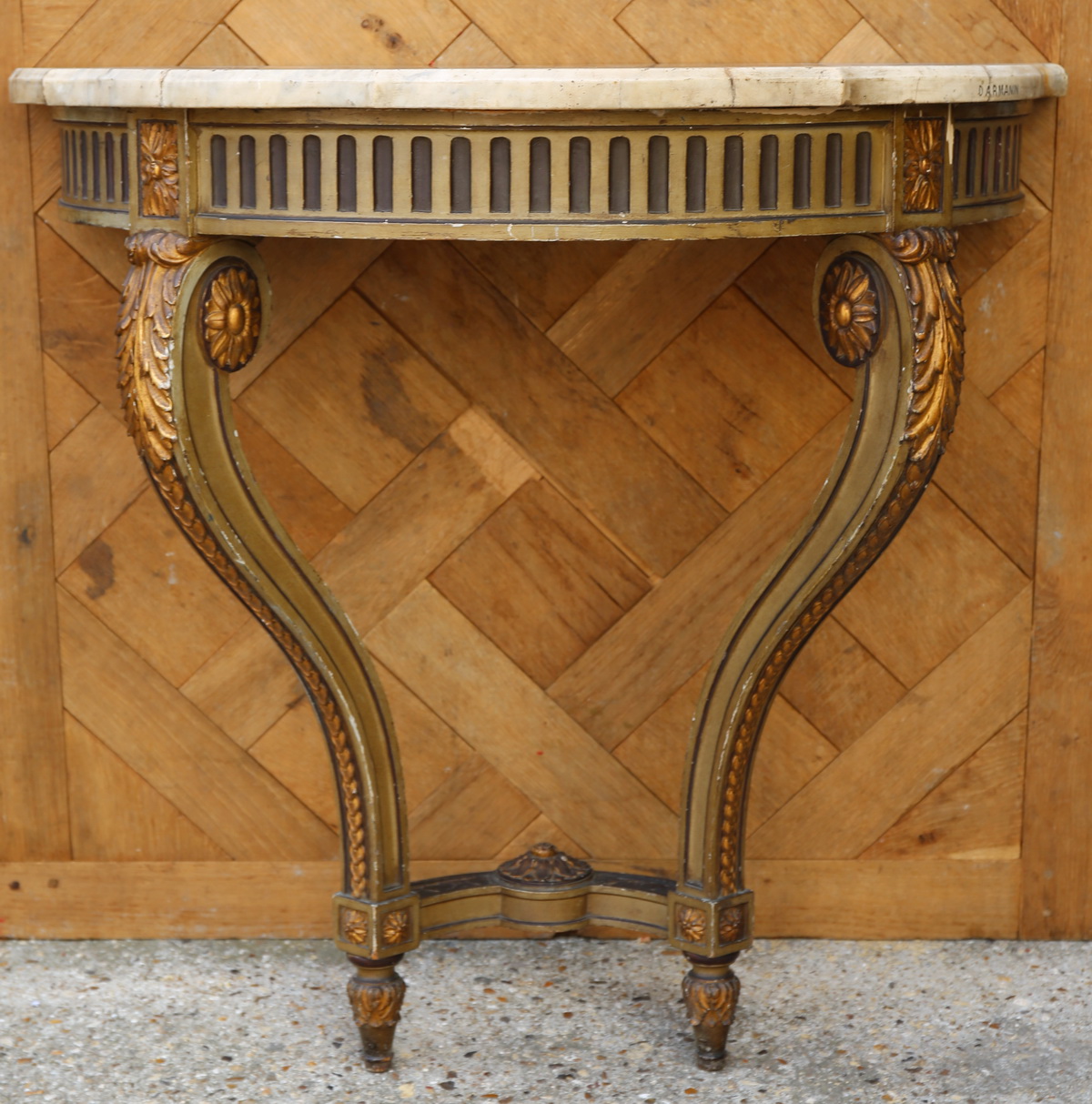 Louis XVI style console late nineteenth