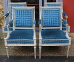 Suite of 4 late 18th century armchairs